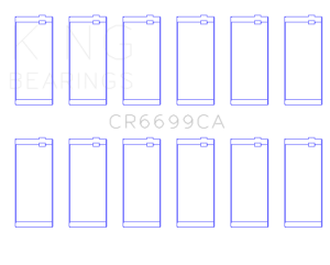 Dodge Cummins Rod Bearings - King Engine Bearings - Conventional Coated - `94-`02 Dodge Cummins Rod Bearings - King Engine Bearings - Conventional Coated - `94-`02